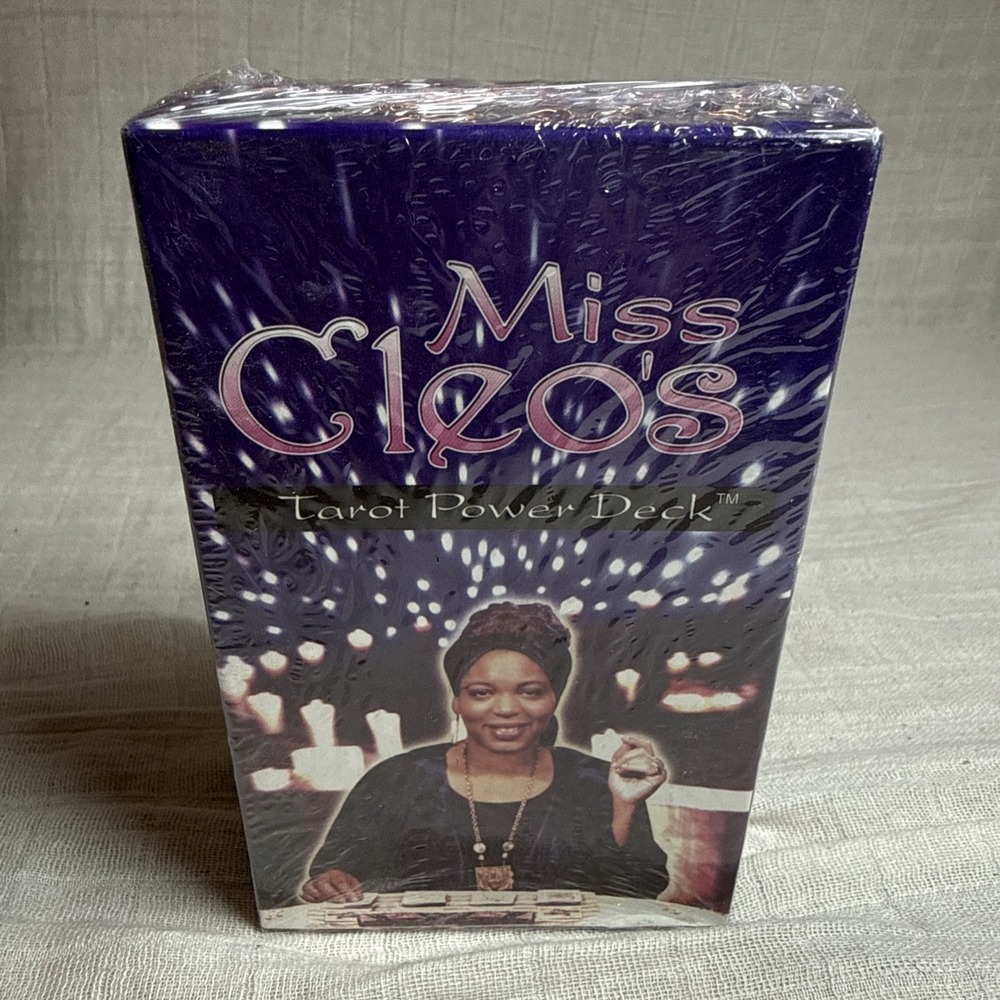 Miss Cleo's Tarot Power Deck 78 Cards 22 Major 56 Minor Arcana 2001 Sealed New